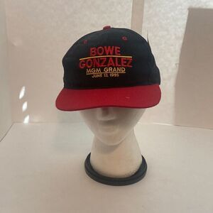 Bowe vs. Gonzalez June 17‎ 1995 MGM Las Vegas Snapback Hat Vintage Boxing NWT